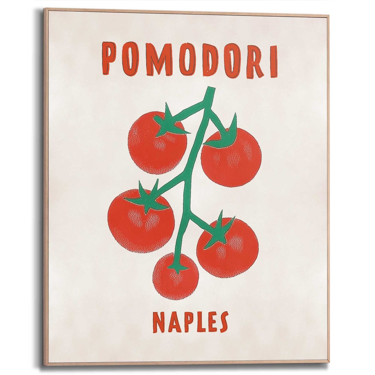 Framed Poster Tomatoes 50x40