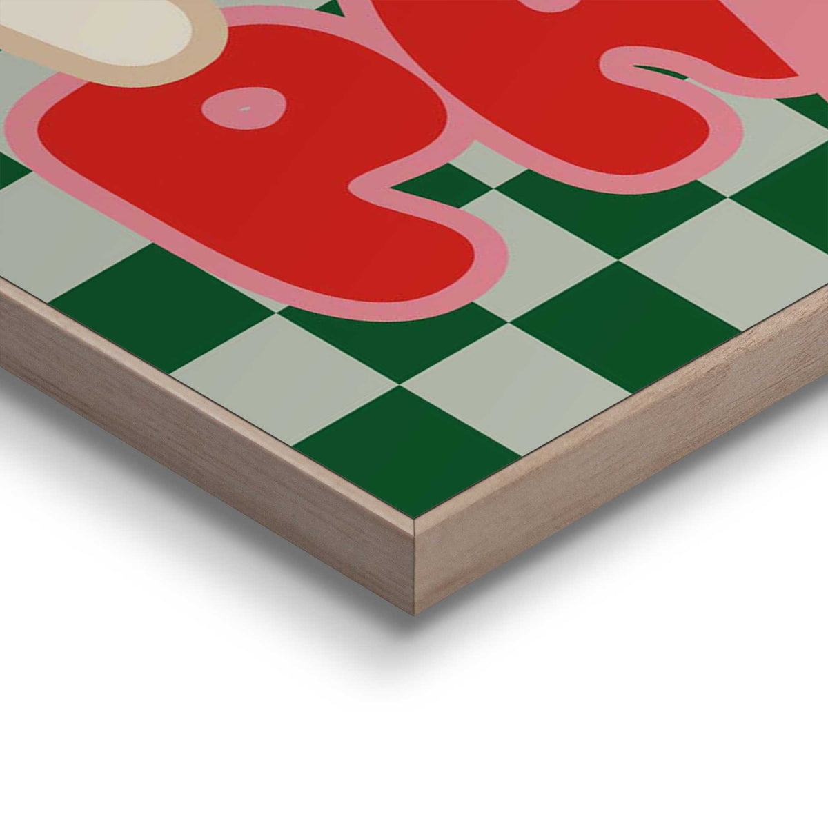 Framed Poster Love Pasta 70x50