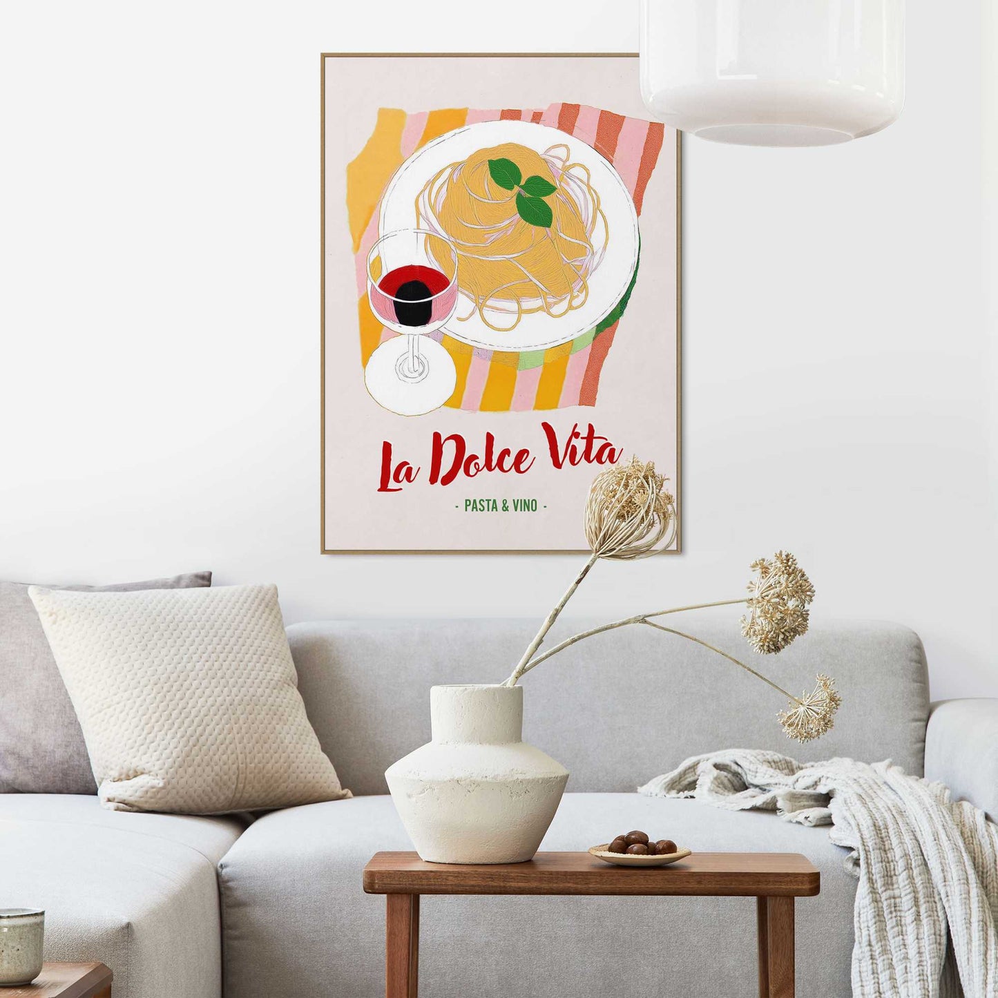 Framed Poster La Dolce Vita 70x50
