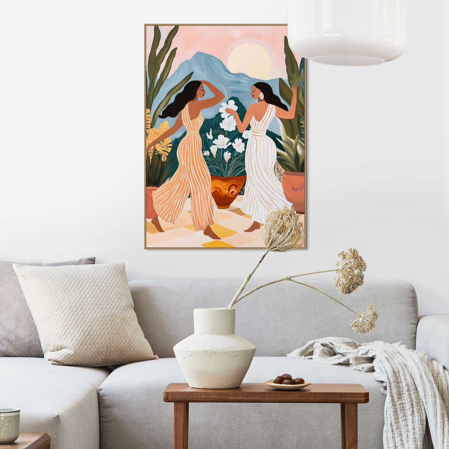 Framed Poster Dancing 70x50