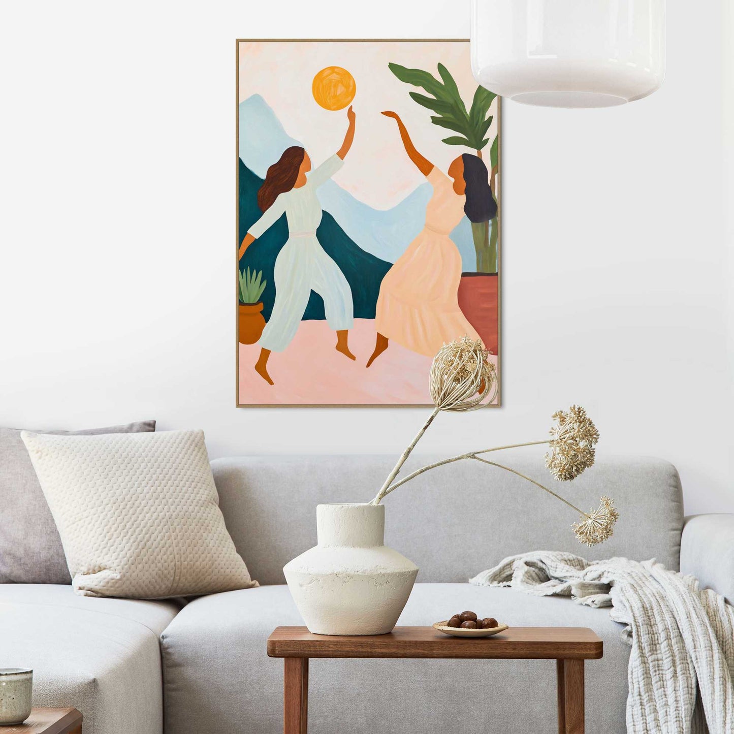 Framed Poster Woman  70x50
