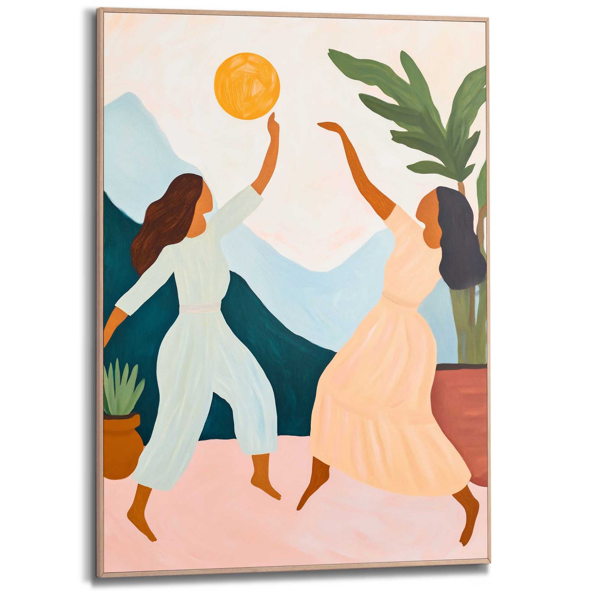 Framed Poster Woman  70x50