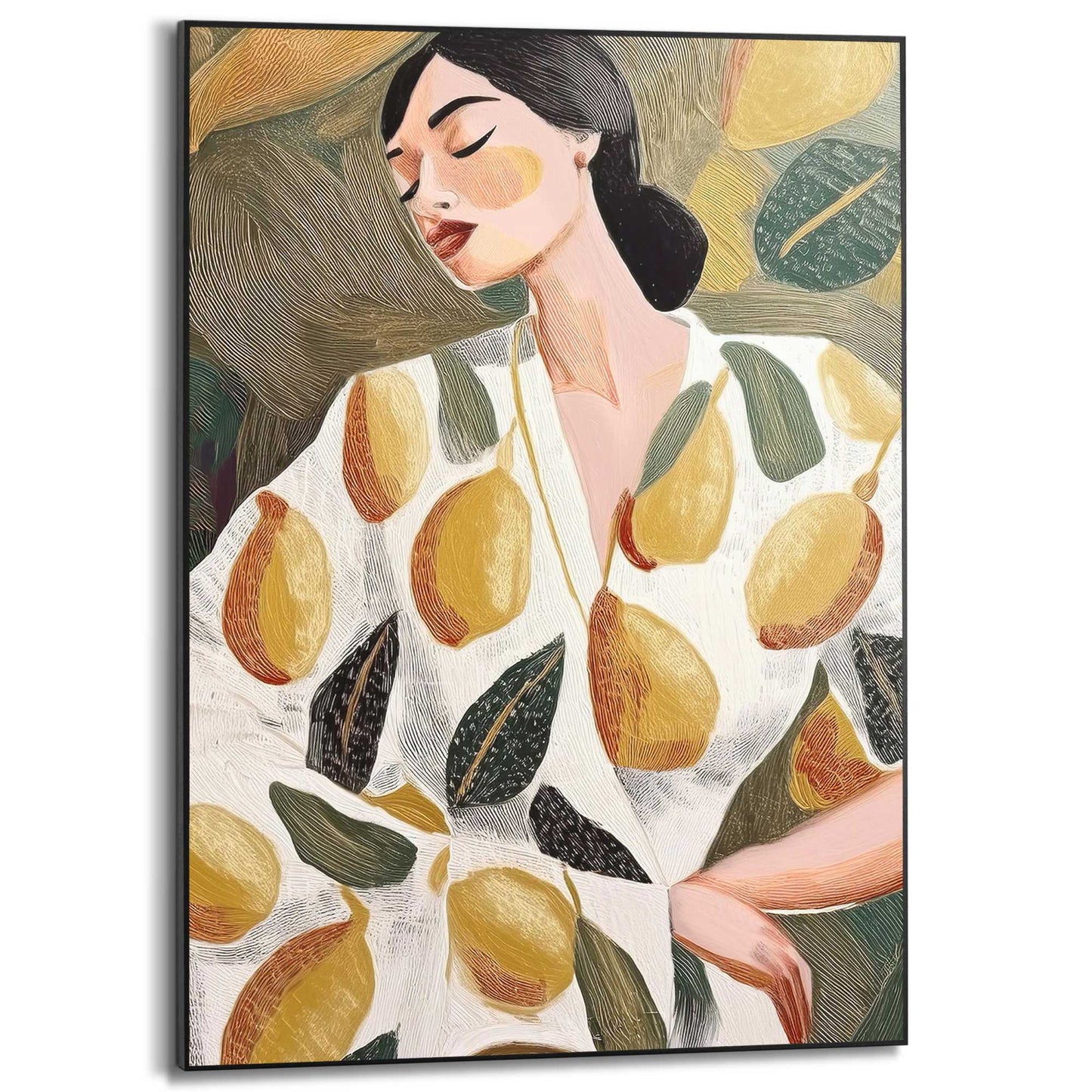 Framed Poster Lemon Lady 70x50