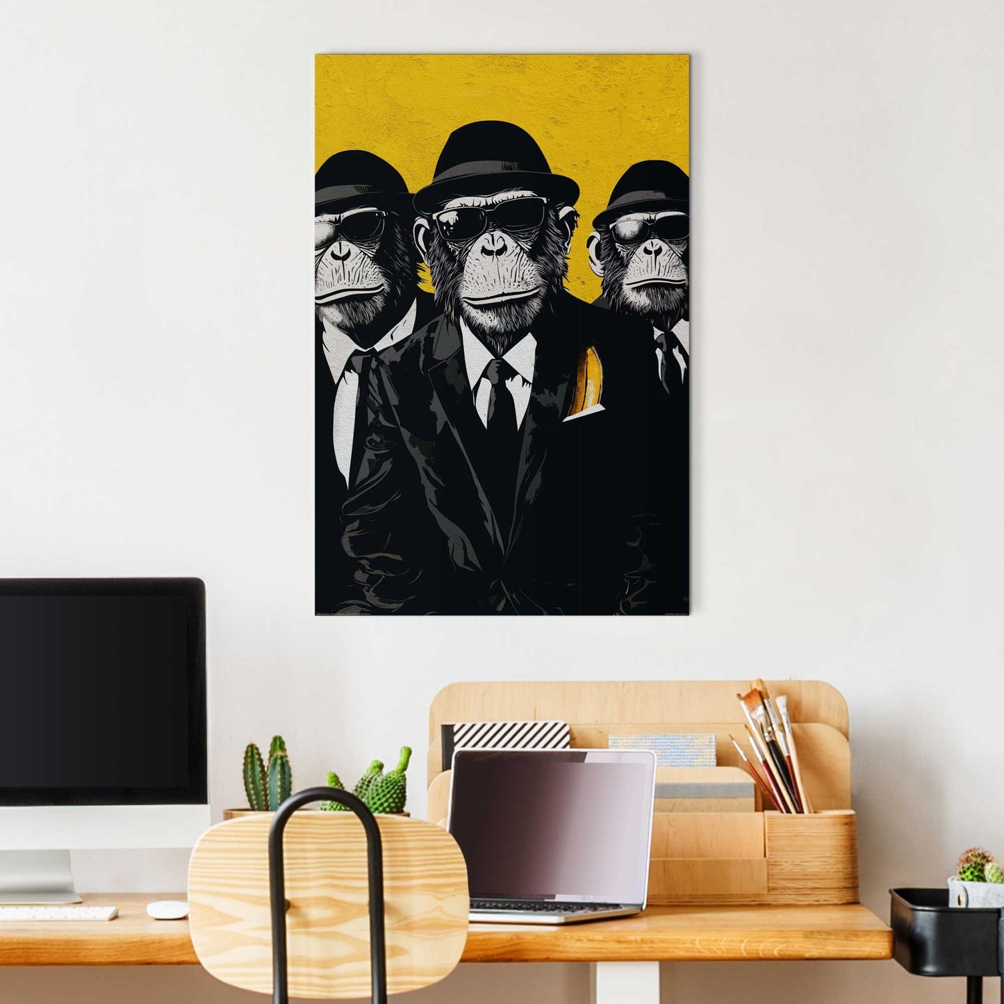 Wall Art Panel Gangster Brothers 90x60