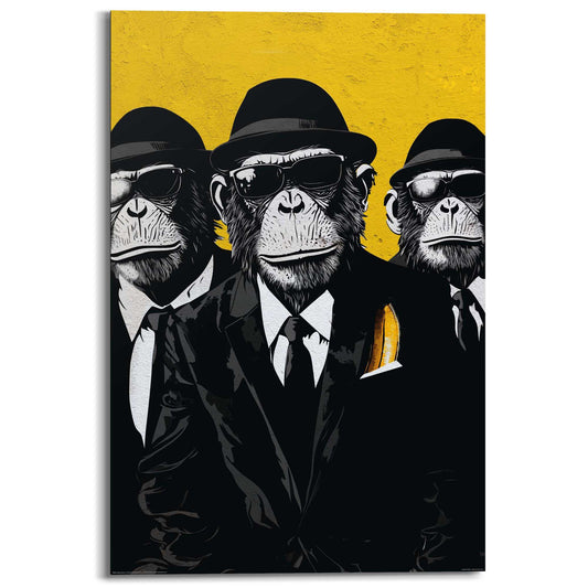 Wall Art Panel Gangster Brothers 90x60