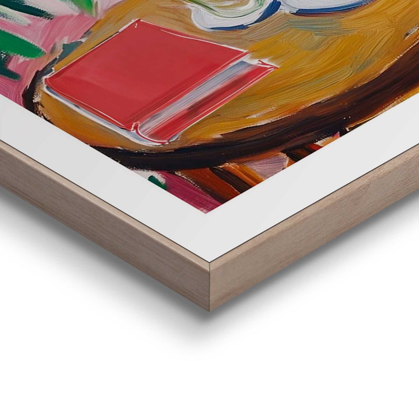 Framed Poster Louvre Balcony 70x50