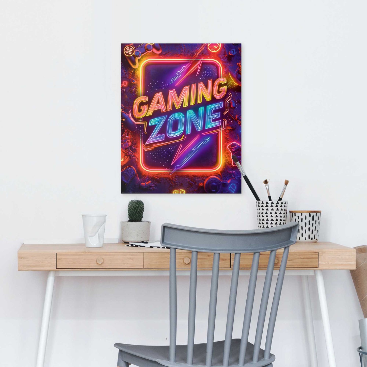 Wall Art Panel Gaming Zone 50x40