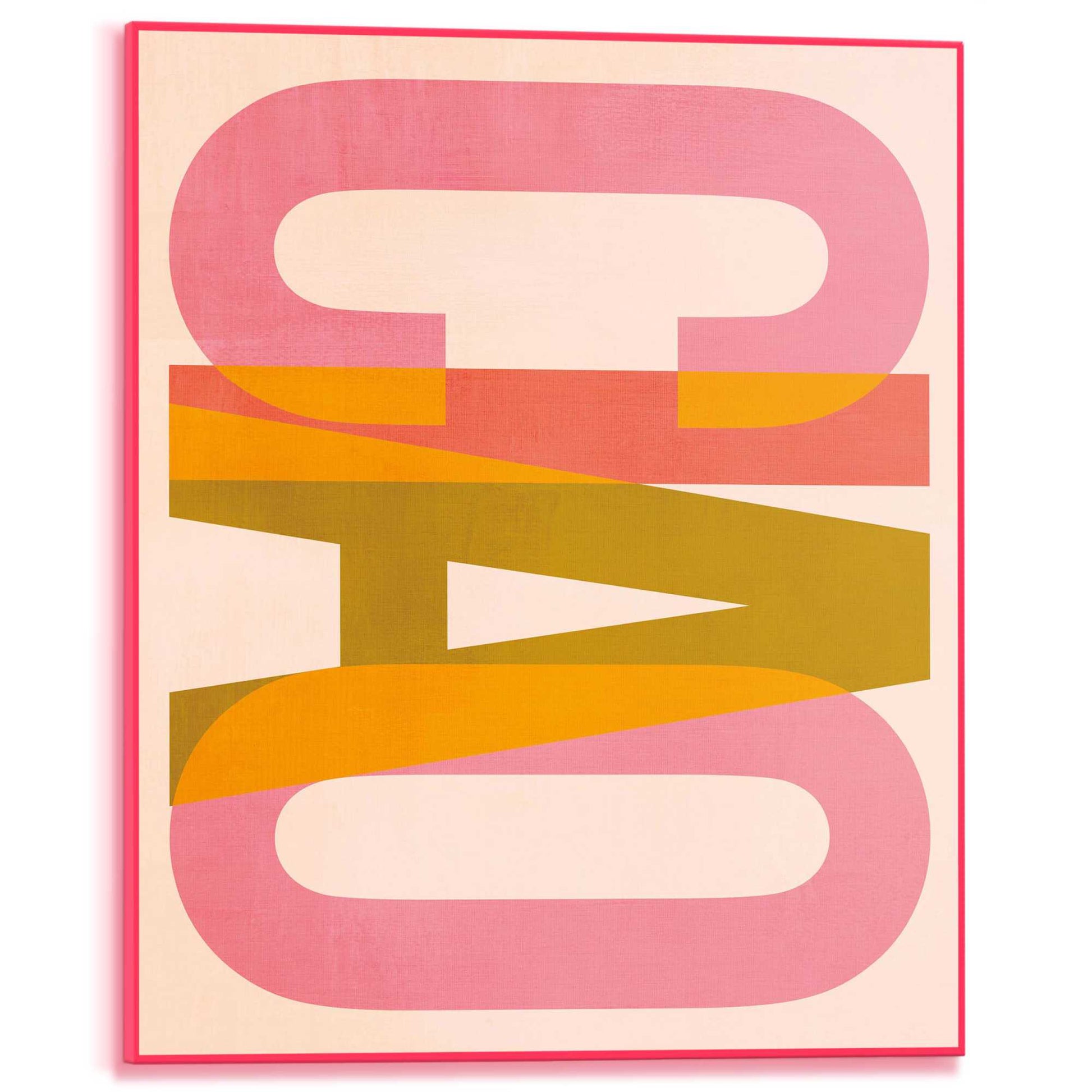 Framed Poster Ciao 50x40