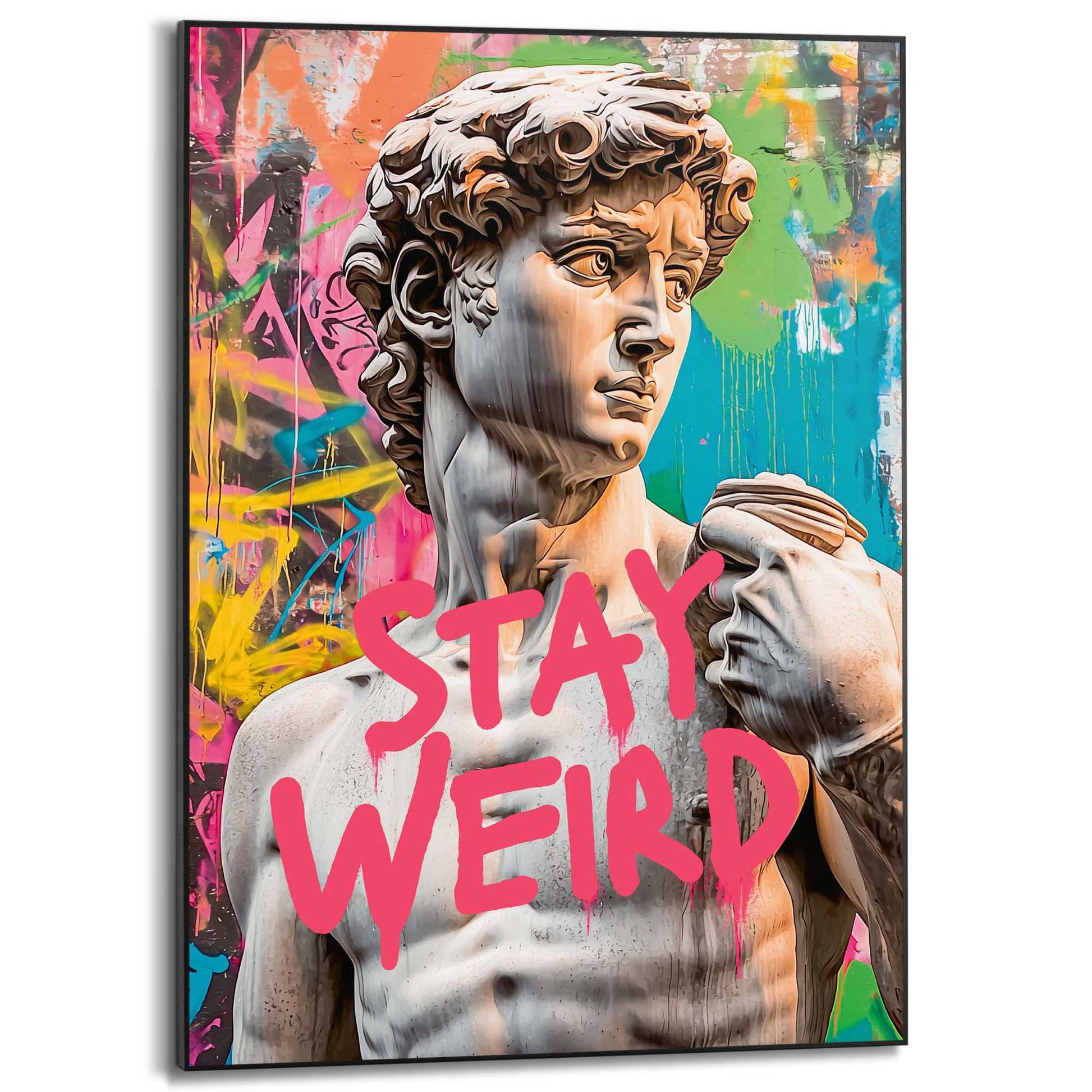 Framed Poster Streetart Torso 70x50