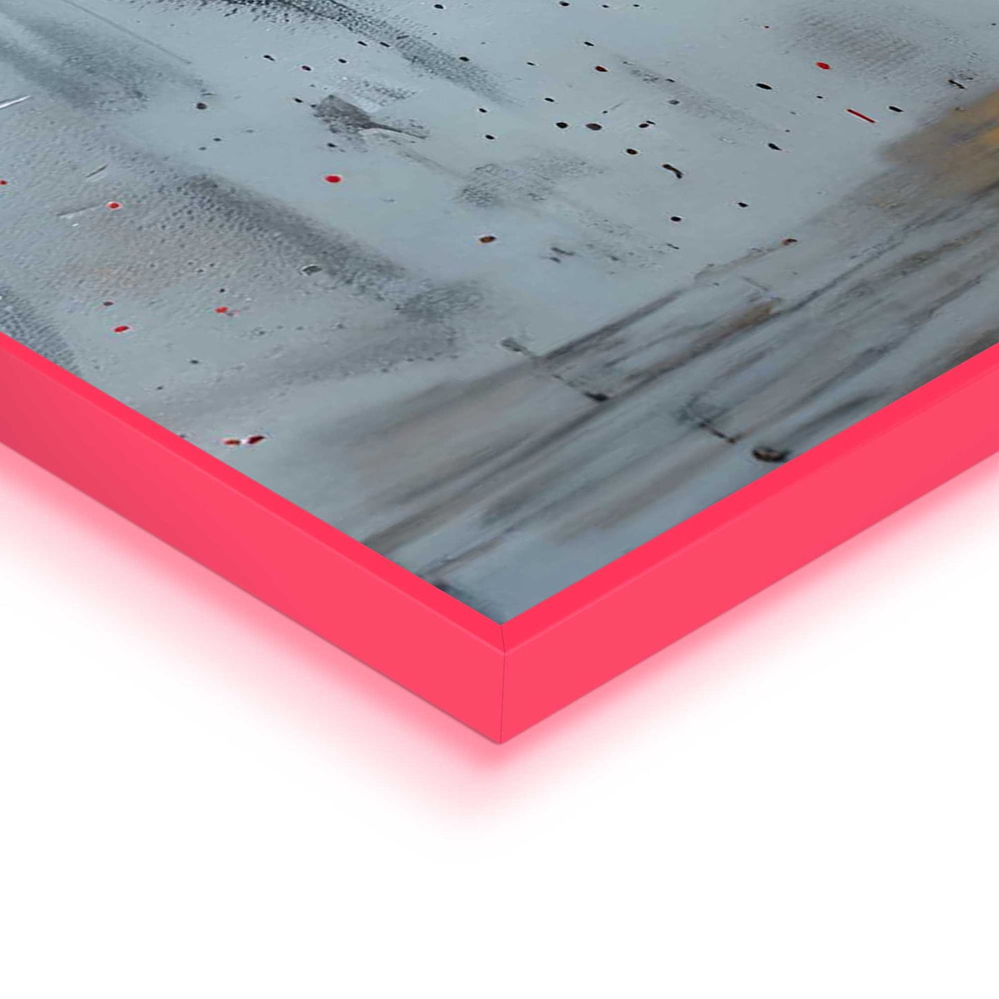 Framed Poster Never Too Young in Neon 70x50