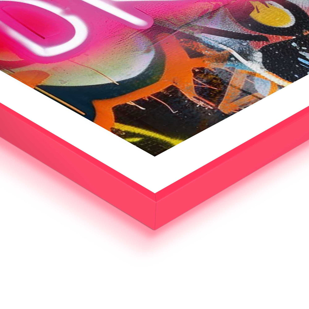Framed Poster Grafitti Dreams in Neon 70x50