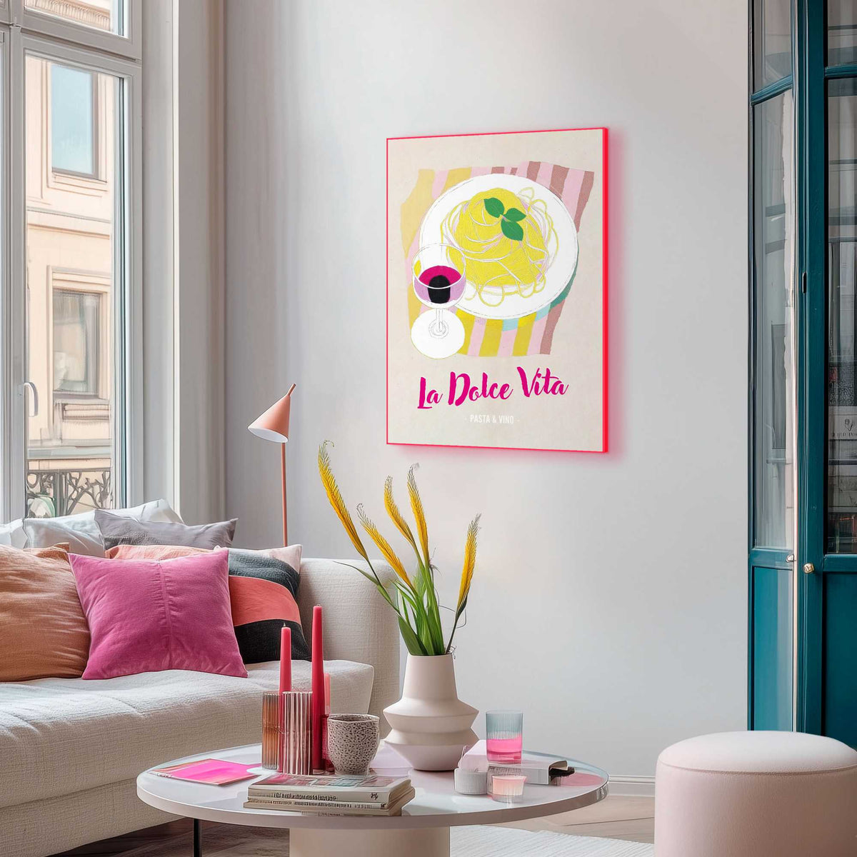 Framed Poster La Dolce Vita 70x50