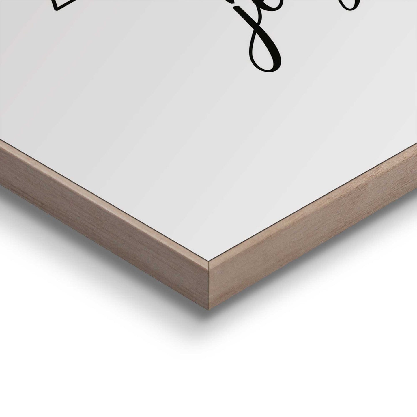 Framed Poster Beste Zeit 50x40