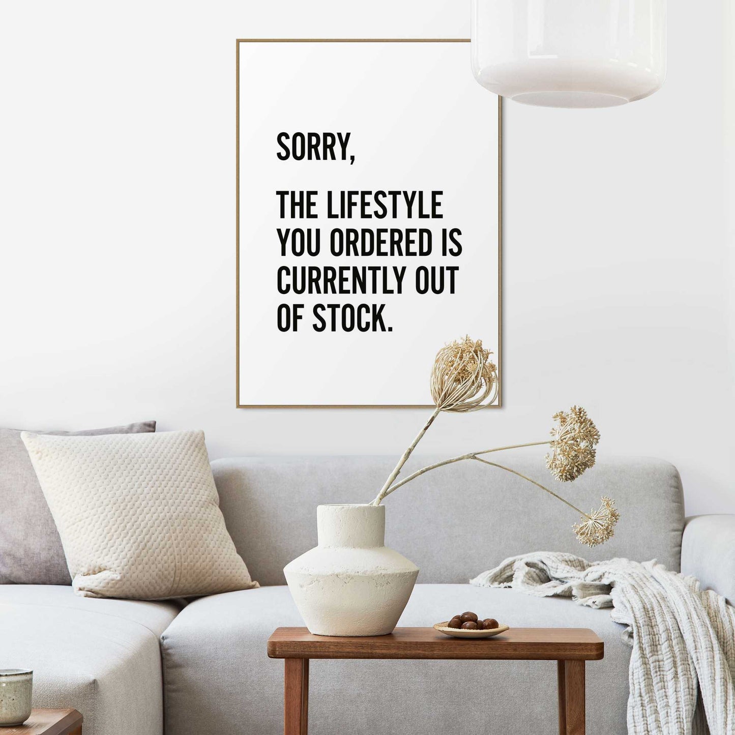 Framed Poster Out of Stock 70x50