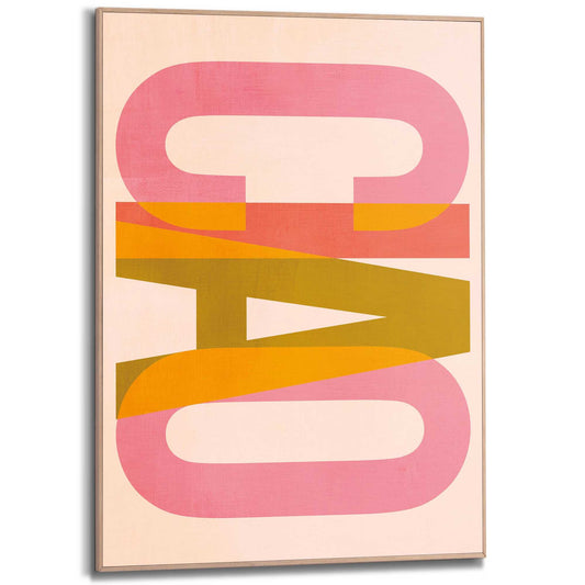 Framed Poster Big Ciao 70x50