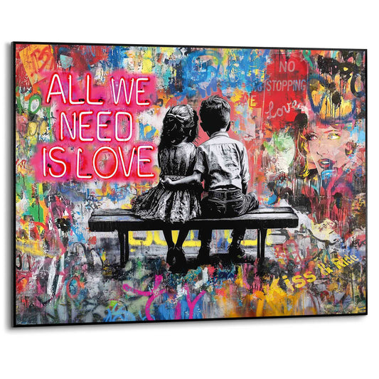 Framed Poster All You Need 50x70