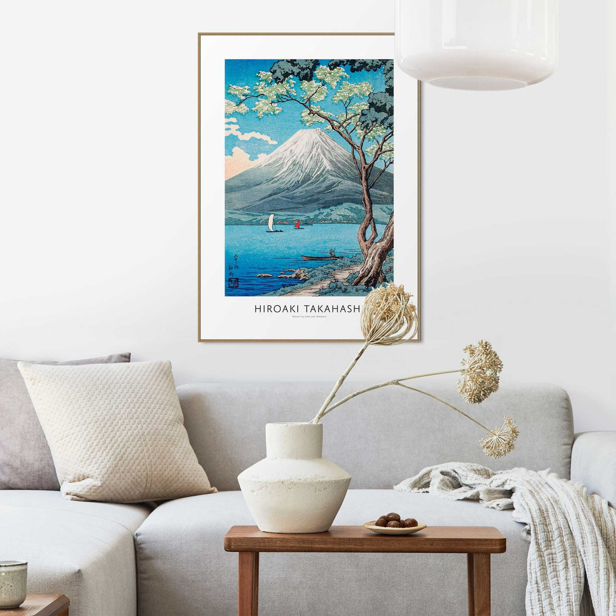 Framed Poster Hiroaki Takahashi - Mount Fuji 70x50