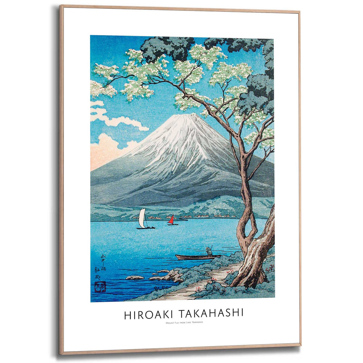 Framed Poster Hiroaki Takahashi - Mount Fuji 70x50