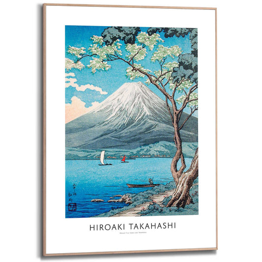 Framed Poster Hiroaki Takahashi - Mount Fuji 70x50