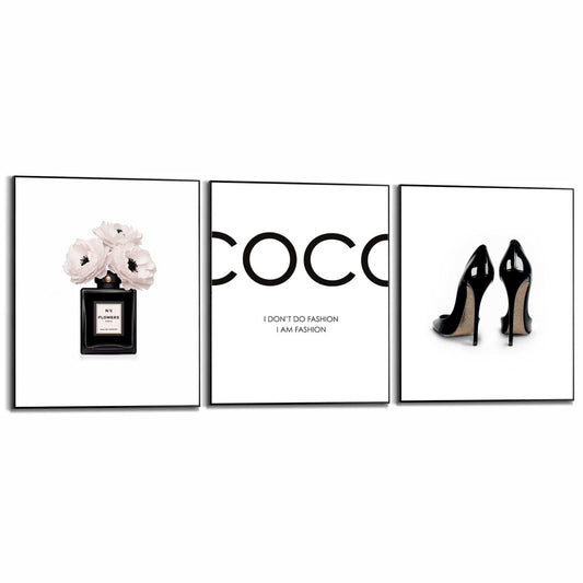 Framed Poster Fashion Items 50x40