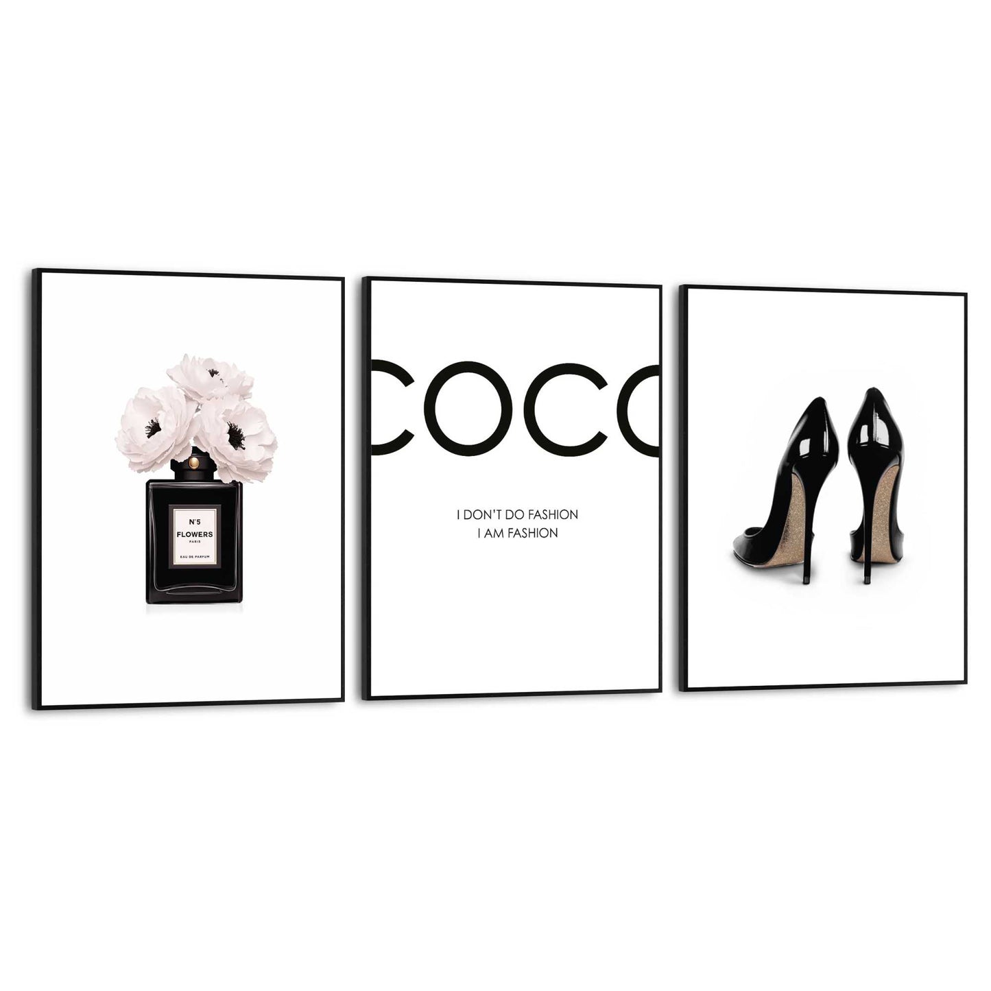 Framed Poster Fashion Items 40x30