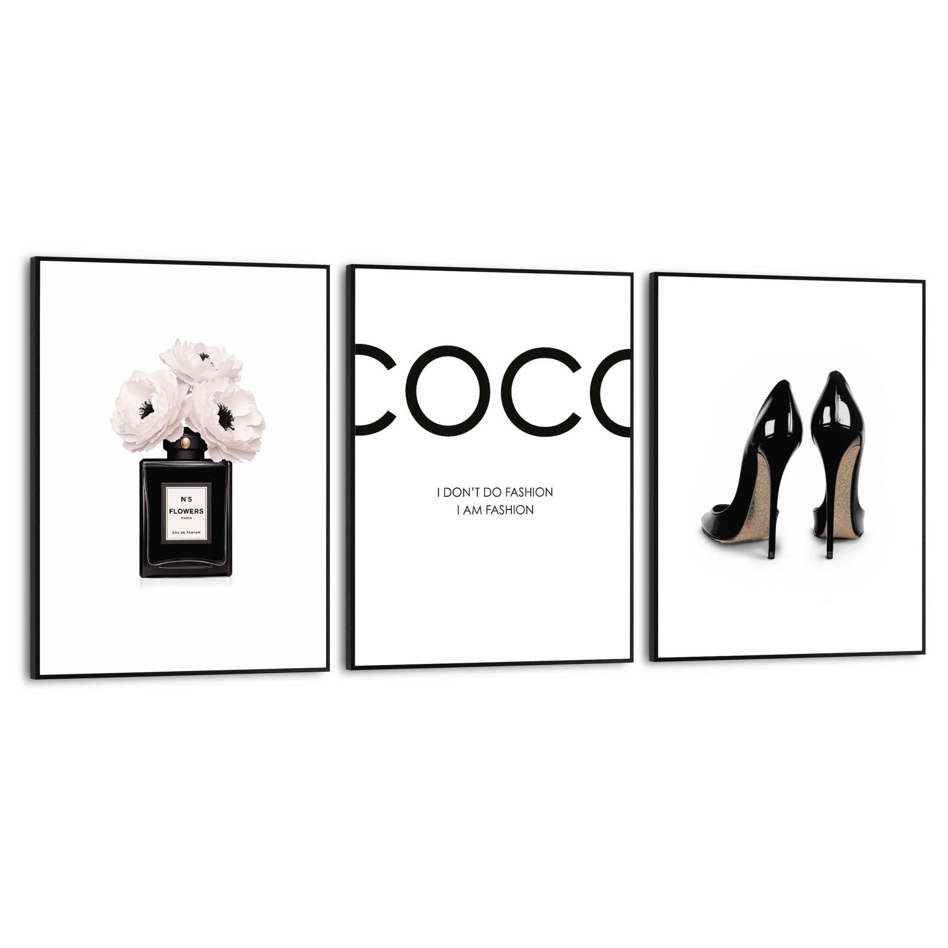 Framed Poster Fashion Items 40x30