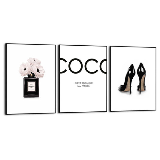 Framed Poster Fashion Items 40x30