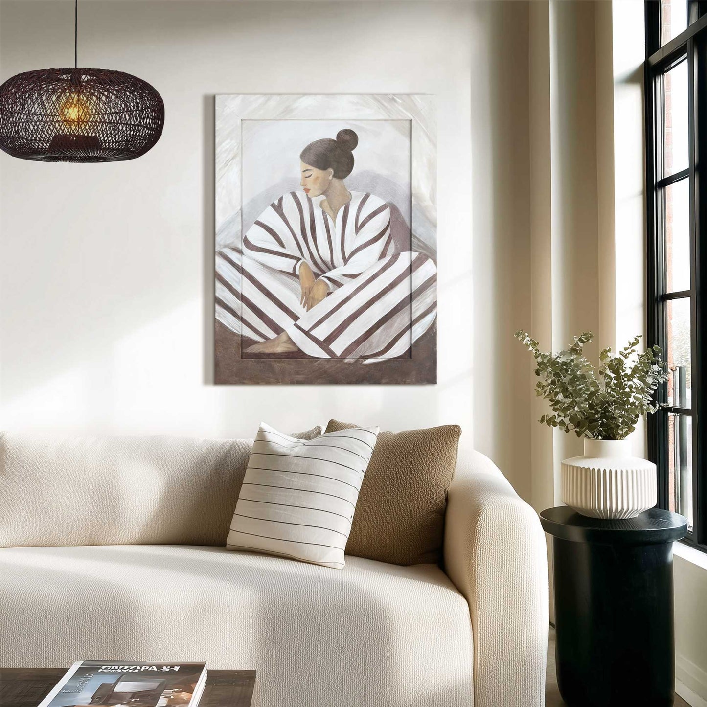 Framed Art Box Soft Silence 70x50