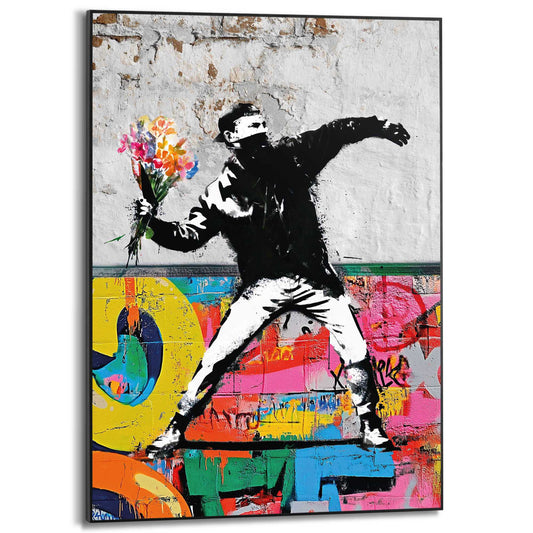 Framed Poster Flower bomber 70x50