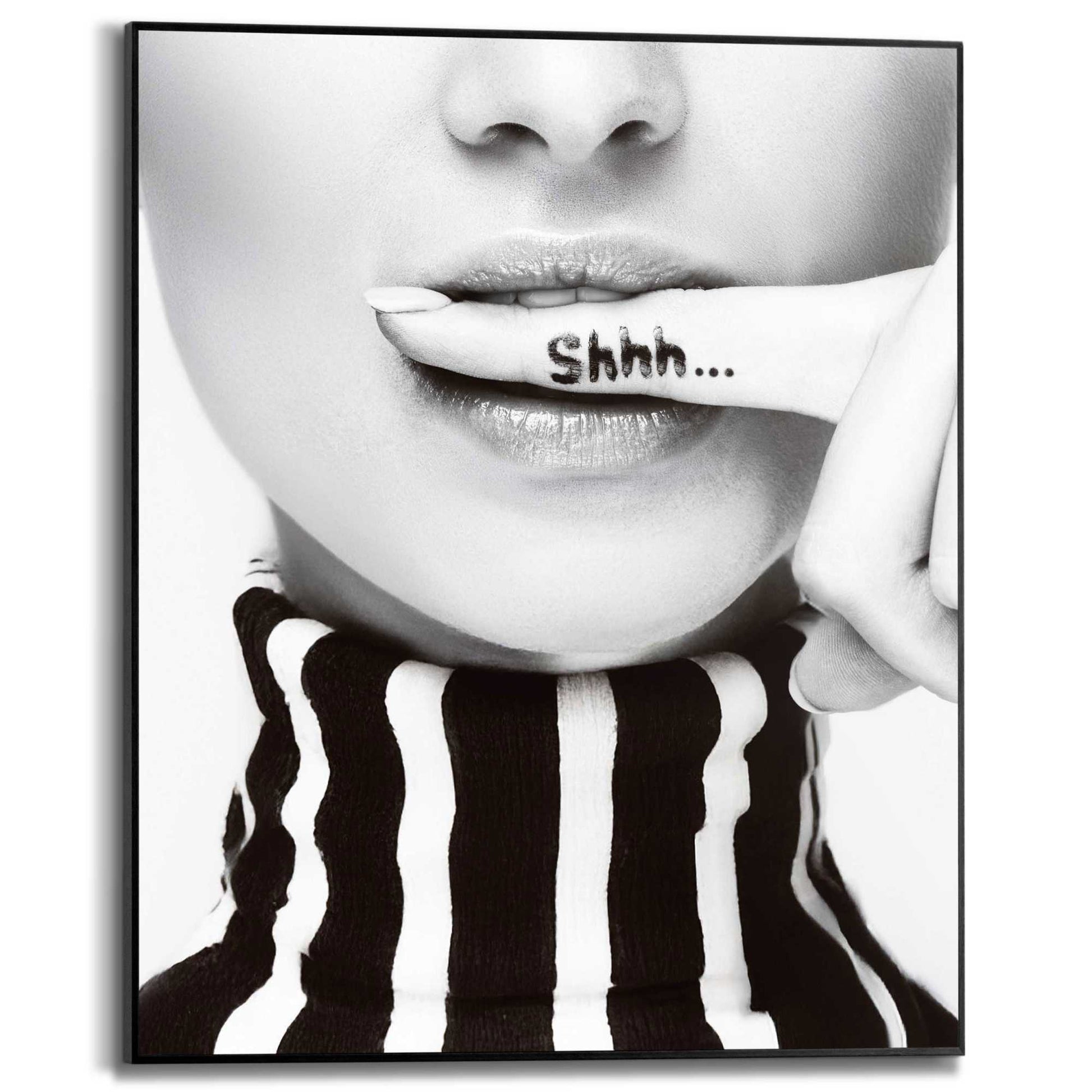 Framed Poster Ssshhh 50x40