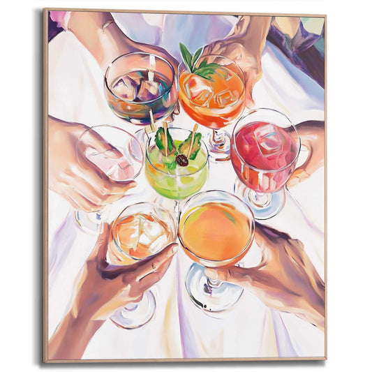Framed Poster Cocktails 50x40