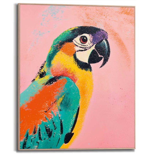 Framed Poster Tropical Bird 50x40