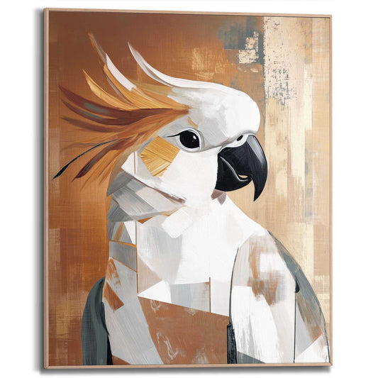 Framed Poster Natural Cockatoo 50x40