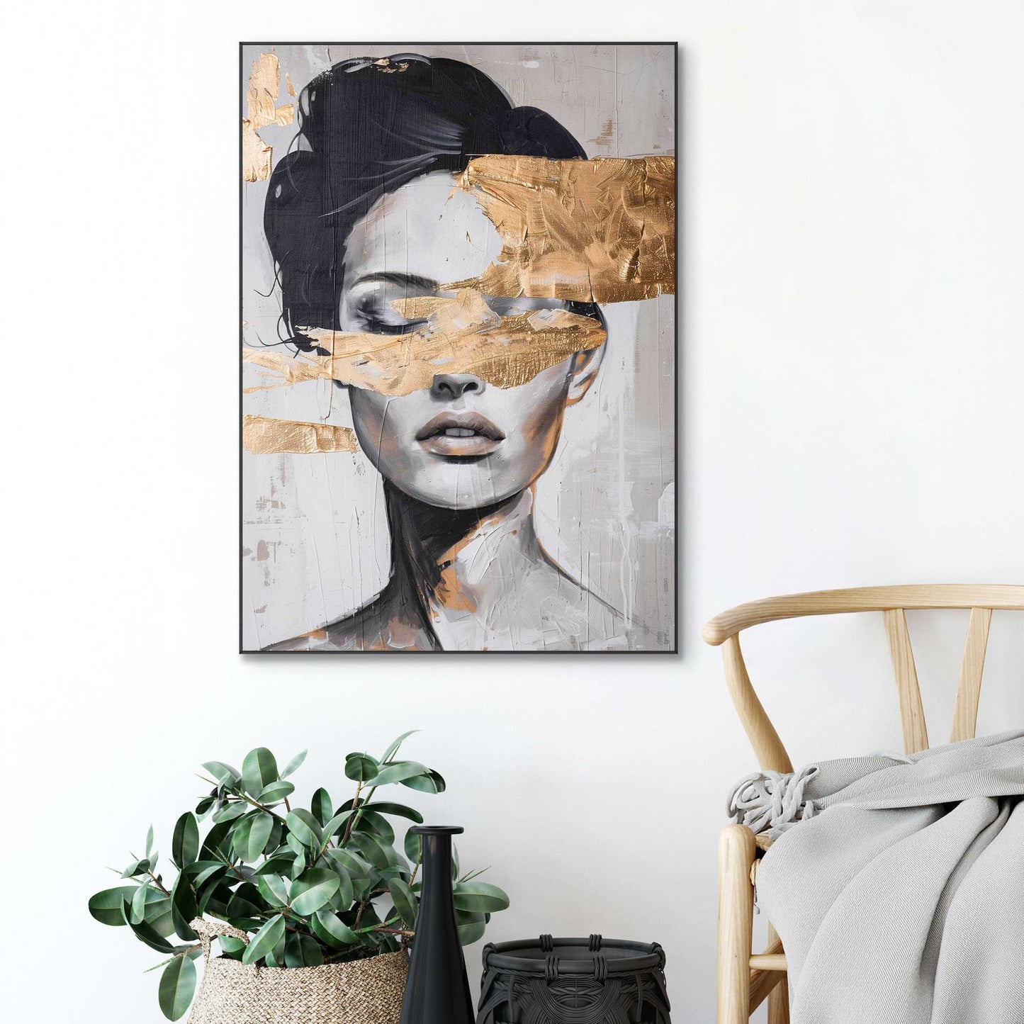 Framed Poster Golden Cover I 70x50