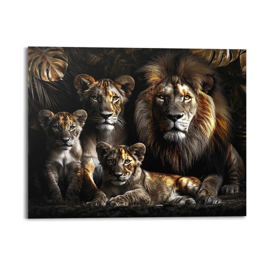 Glass Tiger Family 40x49