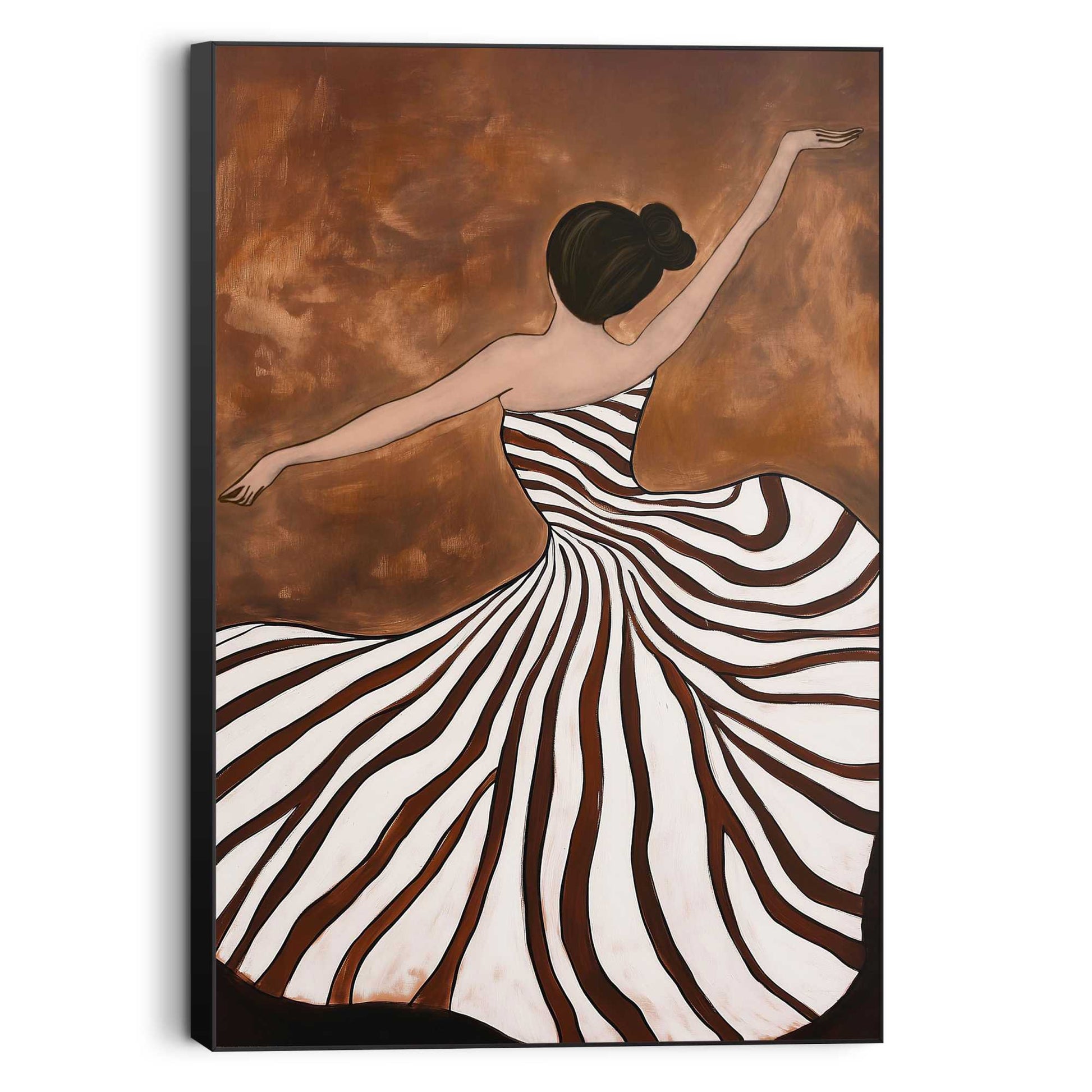 Wall Art Panel Dancing Lady 90x60