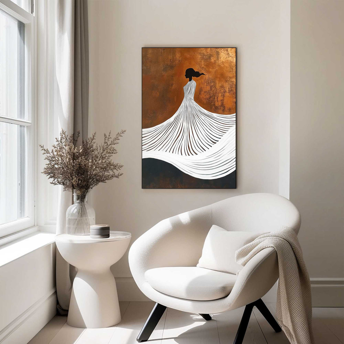 Wall Art Panel Dancing Dress 90x60