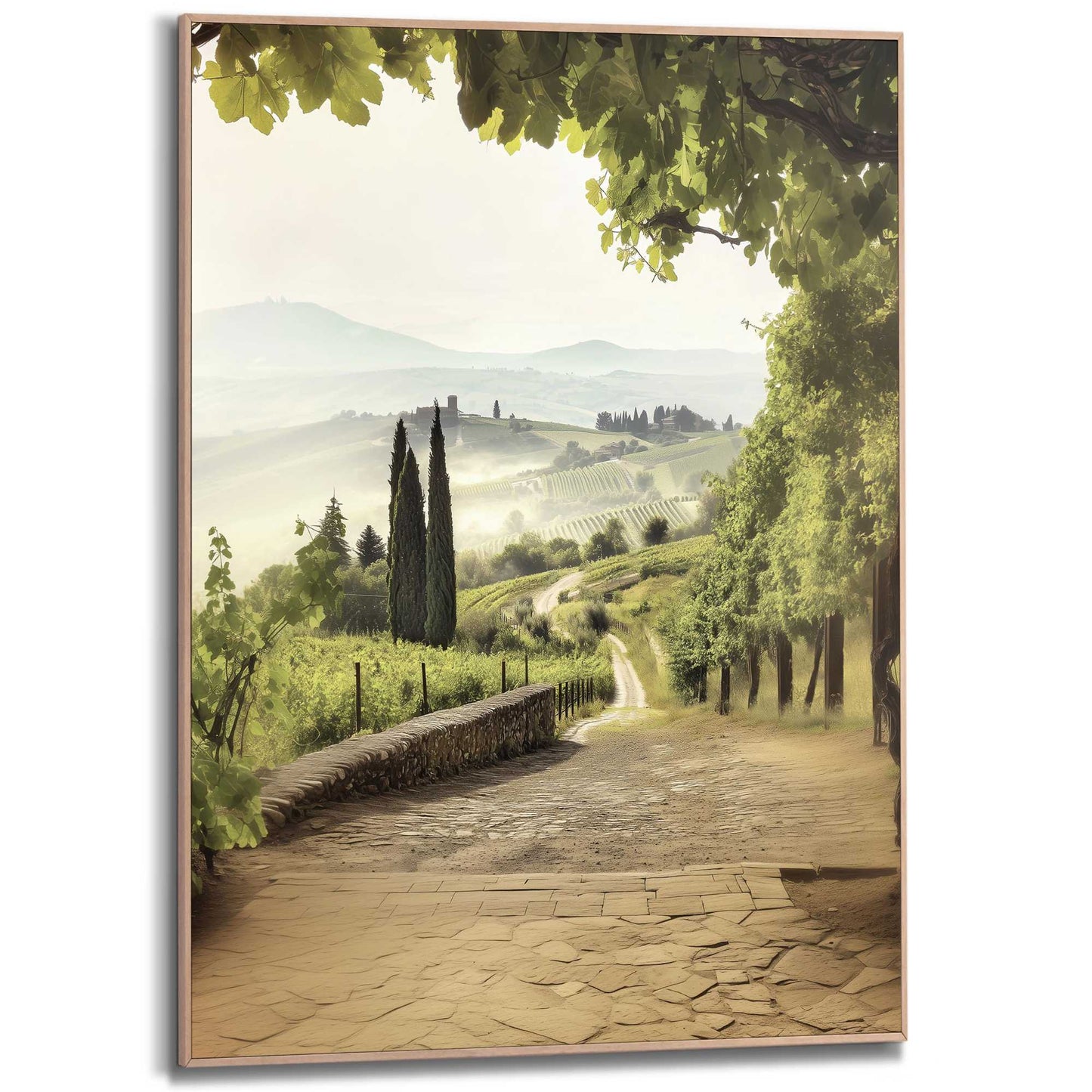 Framed Poster Tuscan Path 70x50