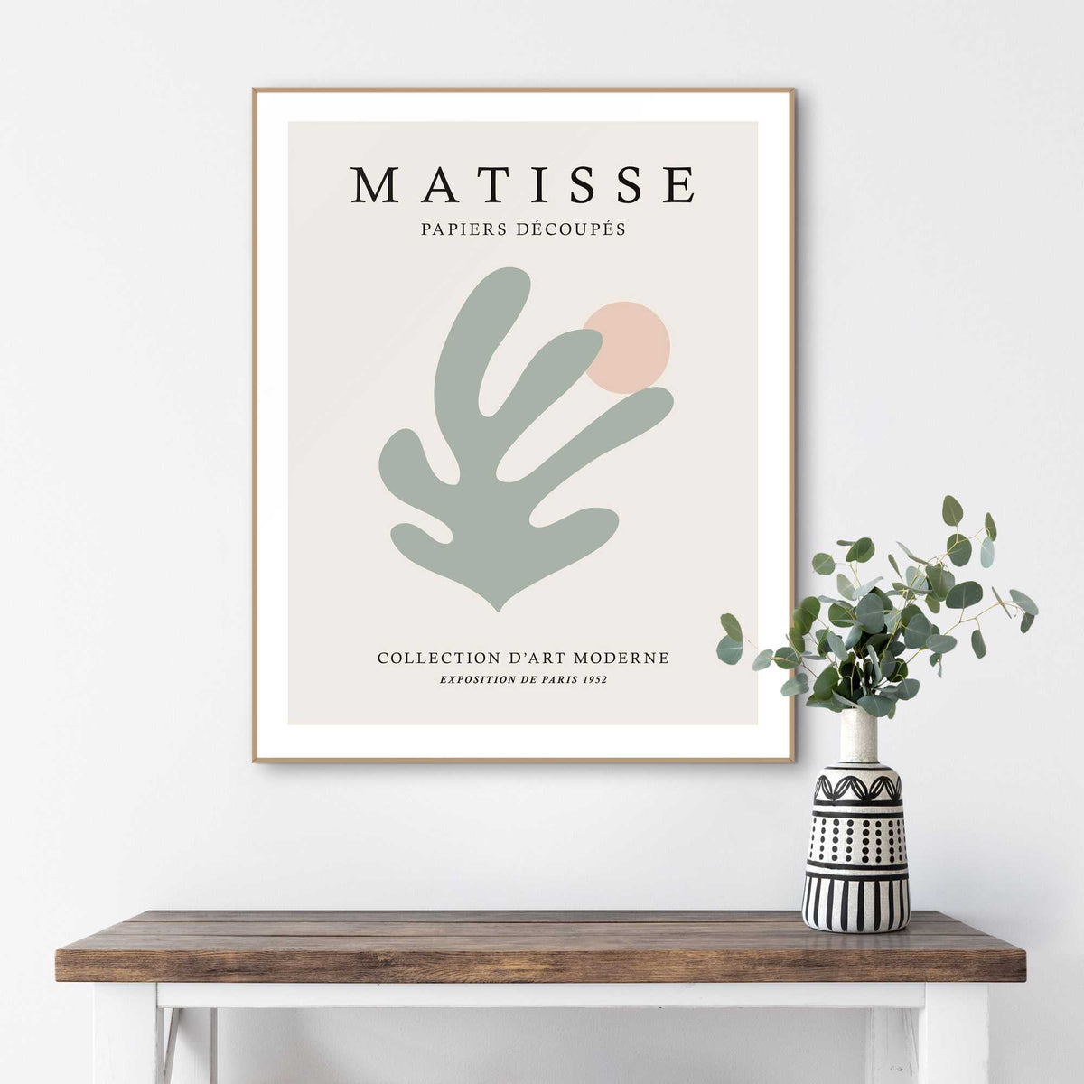 Framed Poster Minimalism Matisse 50x40