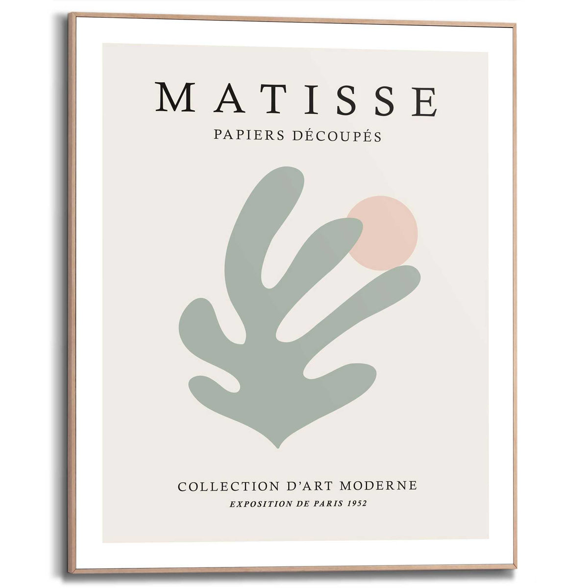 Framed Poster Minimalism Matisse 50x40