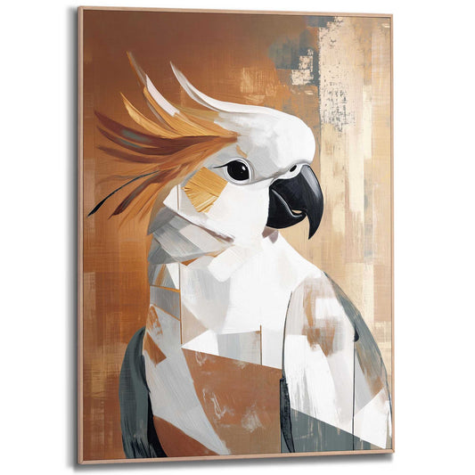 Framed Poster Golden Cockatoo 70x50