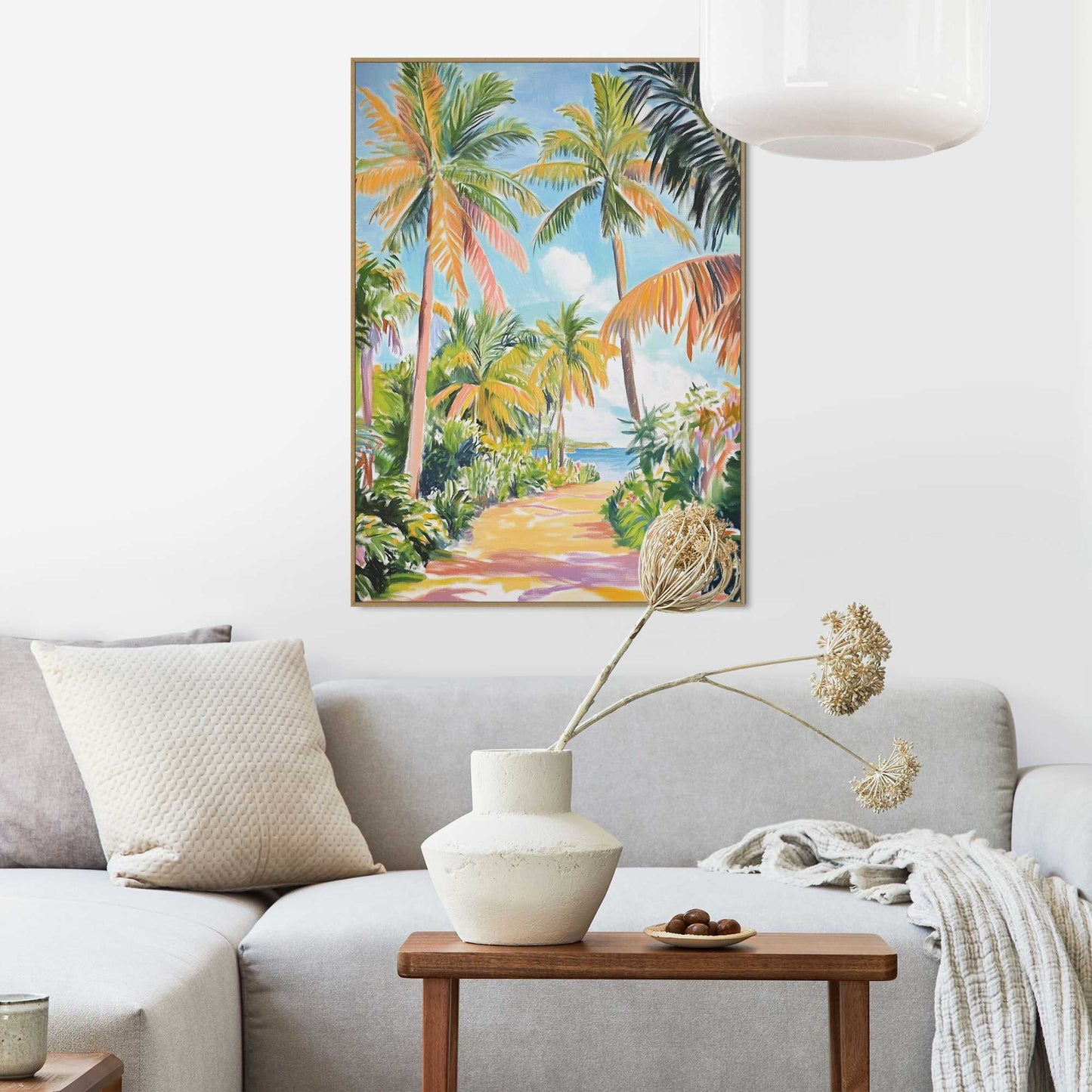 Framed Poster Tropical Escape 70x50