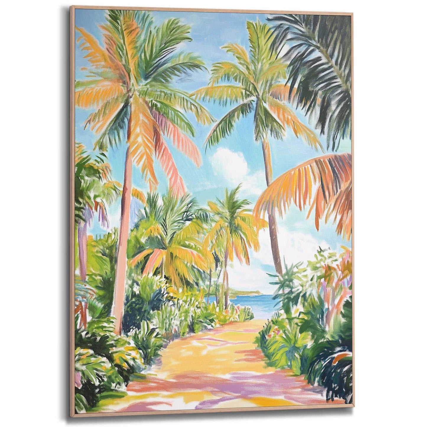 Framed Poster Tropical Escape 70x50