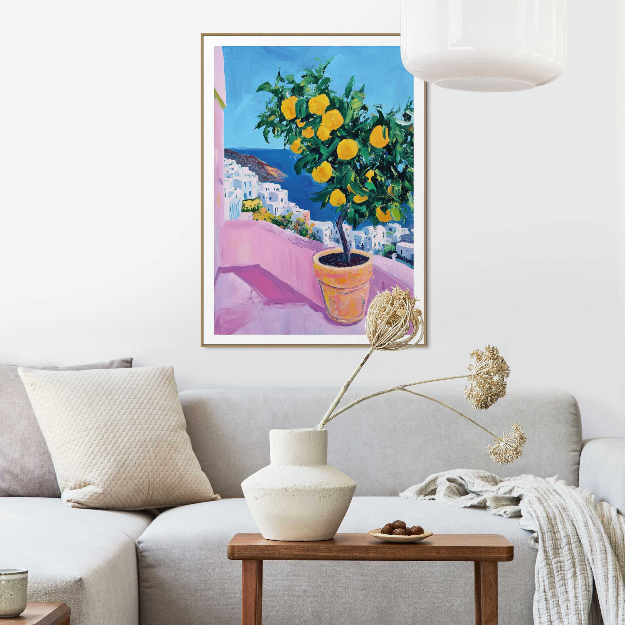 Framed Poster Lemon Bliss 70x50 – Orangewallz