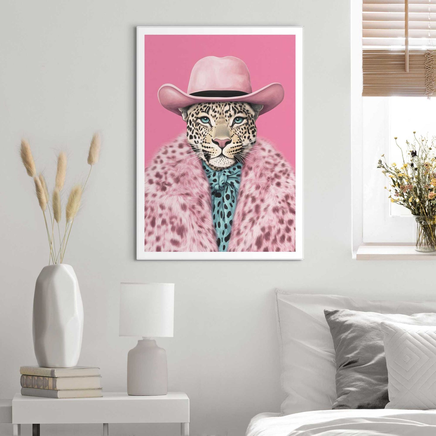 Framed Poster Pink Panther Chic 70x50