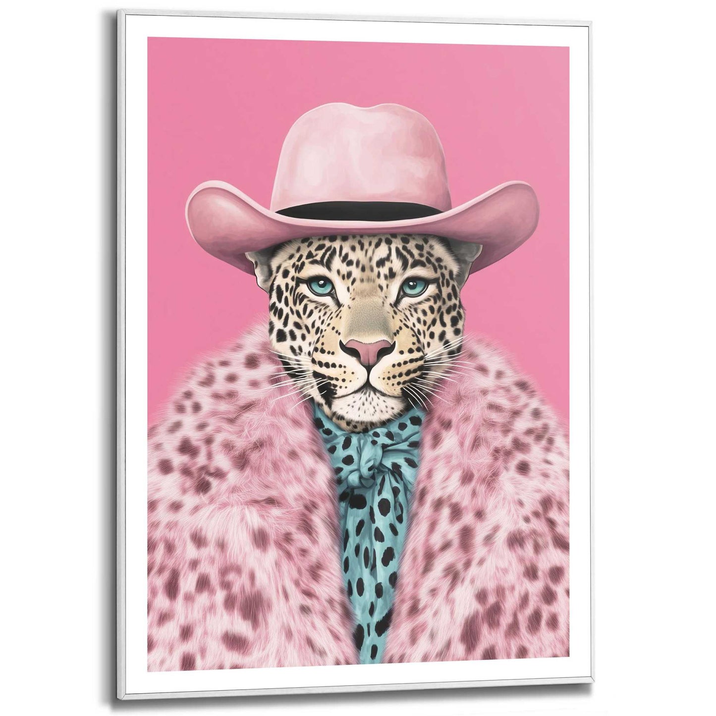 Framed Poster Pink Panther Chic 70x50