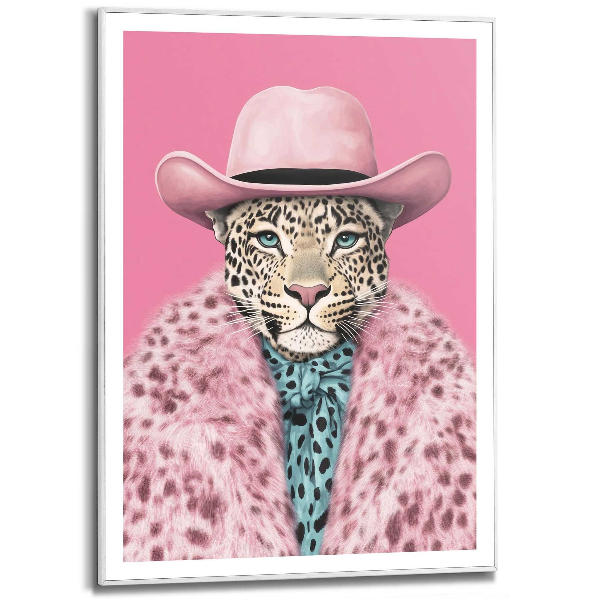 Framed Poster Pink Panther Chic 70x50
