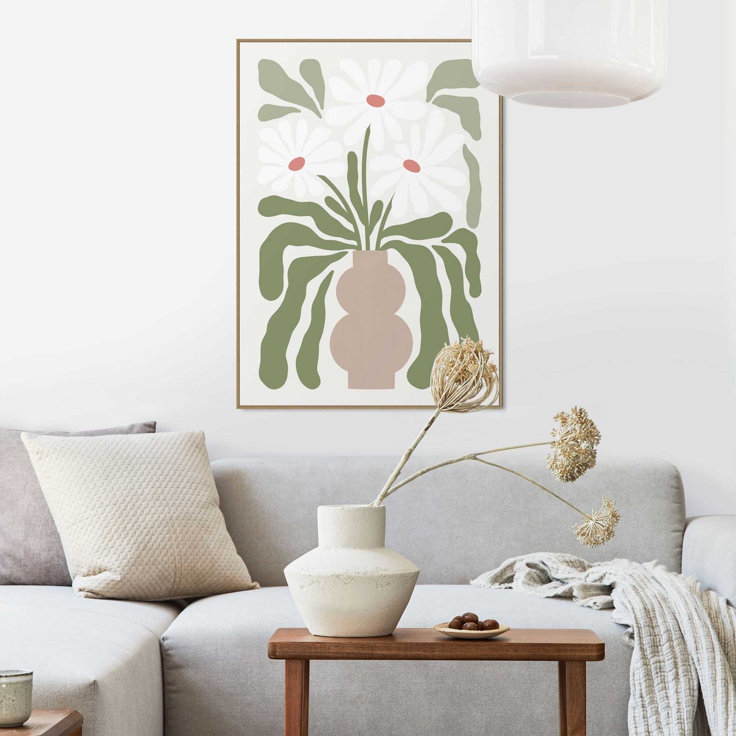 Framed Poster Floral Essence 70x50