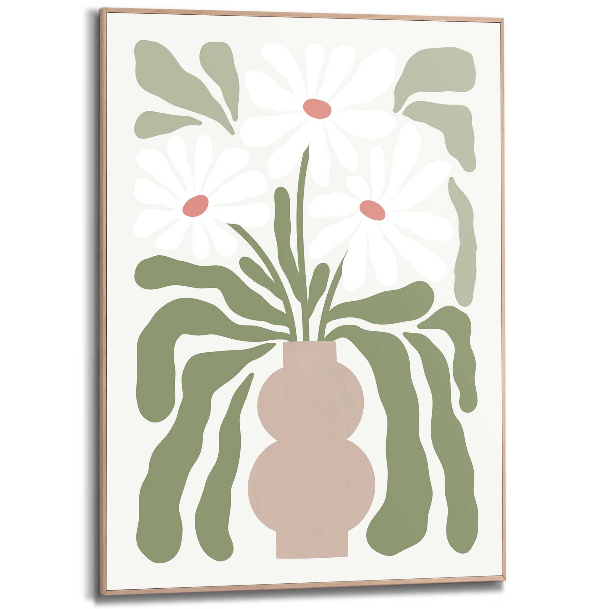 Framed Poster Floral Essence 70x50