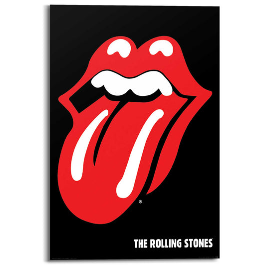 Wall Art Panel Rolling Stones - tongue 90x60